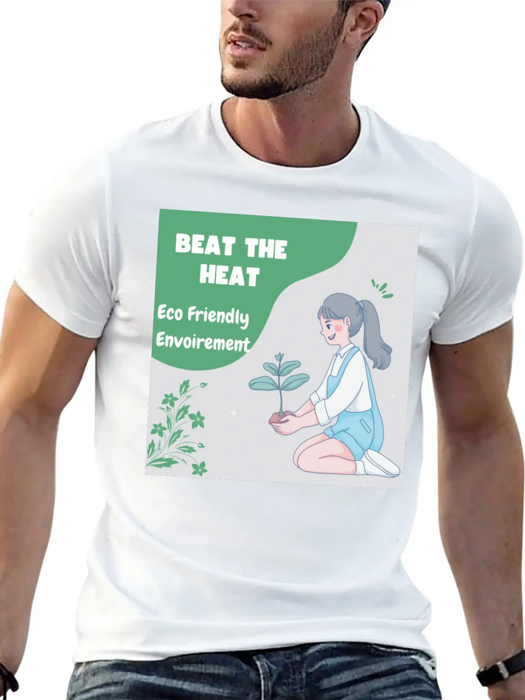 Beat The Heat Classic Cotton Tee – Unisex Comfort For Any Season