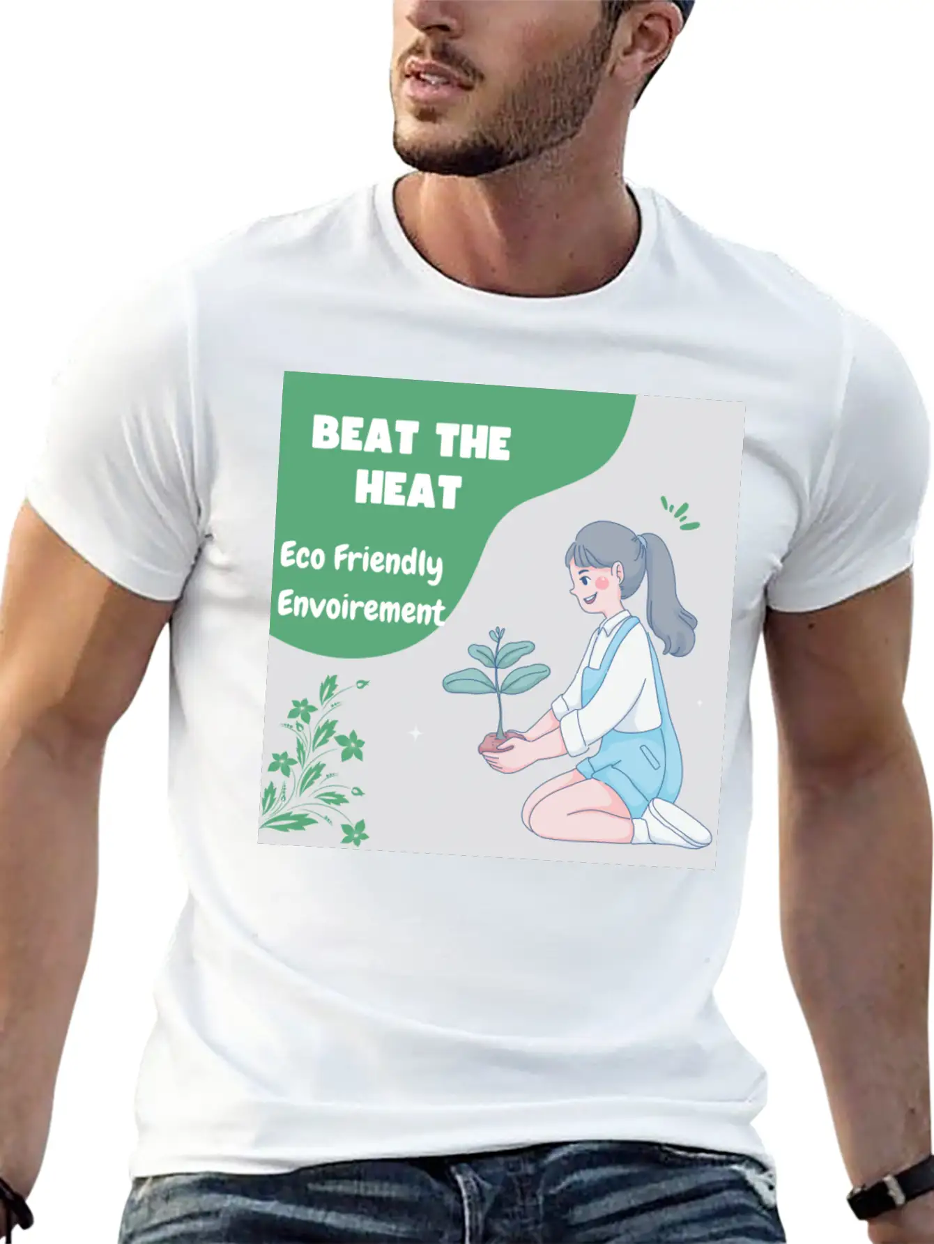 Beat The Heat Classic Cotton Tee – Unisex Comfort For Any Season