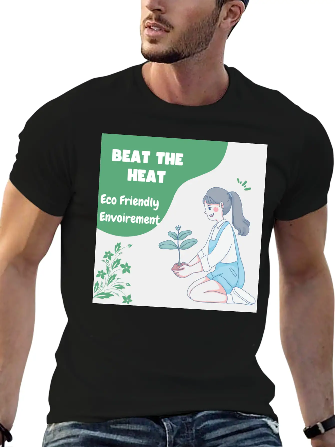 Beat The Heat Classic Cotton Tee – Unisex Comfort For Any Season