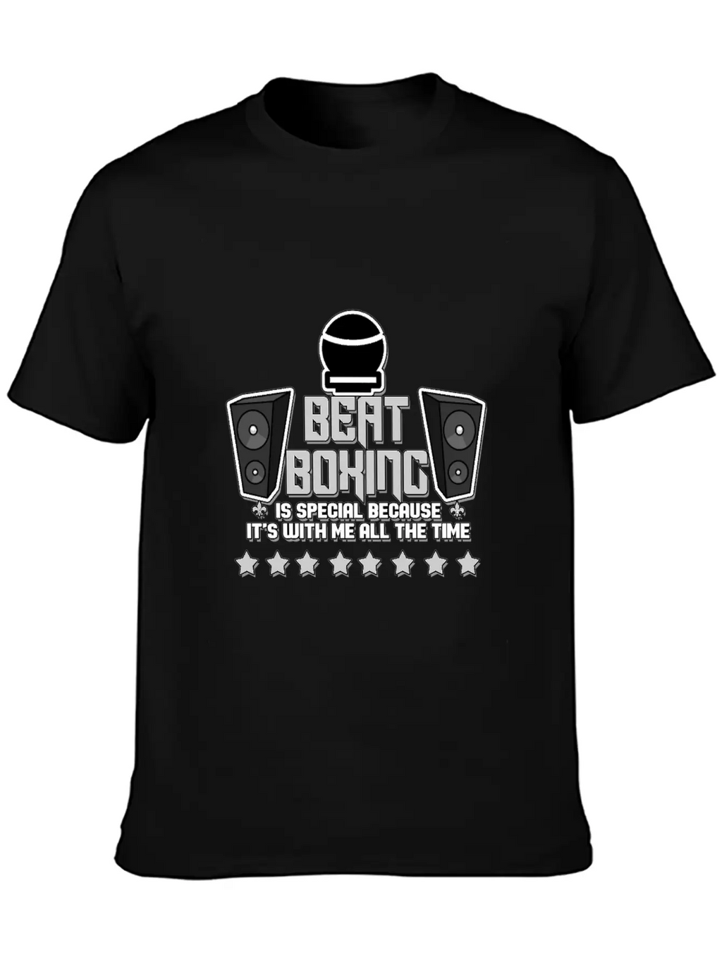 Beatboxing Hip Hop Rap Techno Music Beats Gift Stylish Everyday T-Shirt – Unisex Basic Cotton Tee