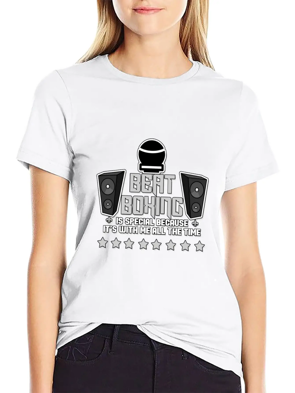 Beatboxing Hip Hop Rap Techno Music Beats Gift Stylish Everyday T-Shirt – Unisex Basic Cotton Tee
