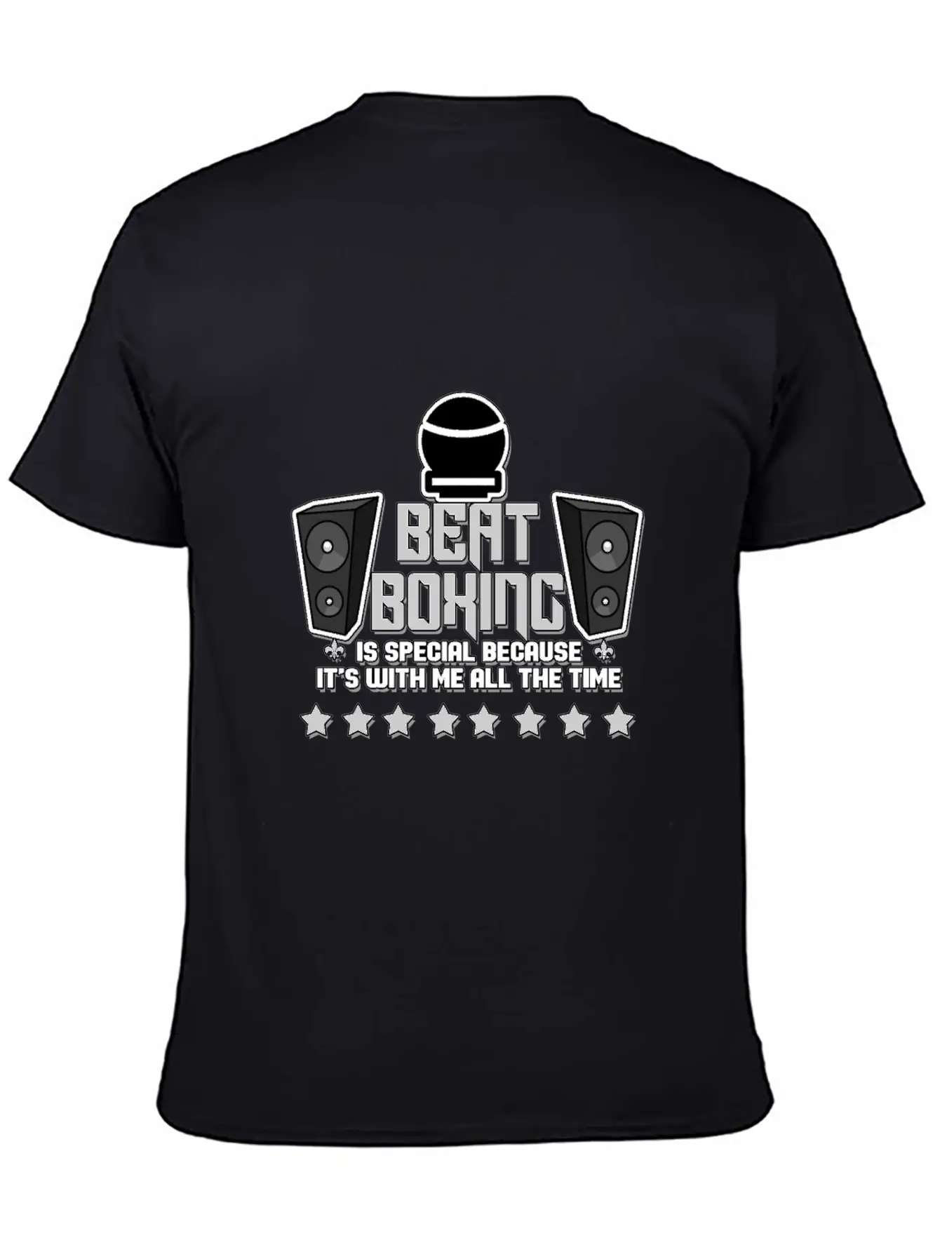 Beatboxing Hip Hop Rap Techno Music Beats Gift Stylish Everyday T-Shirt – Unisex Basic Cotton Tee