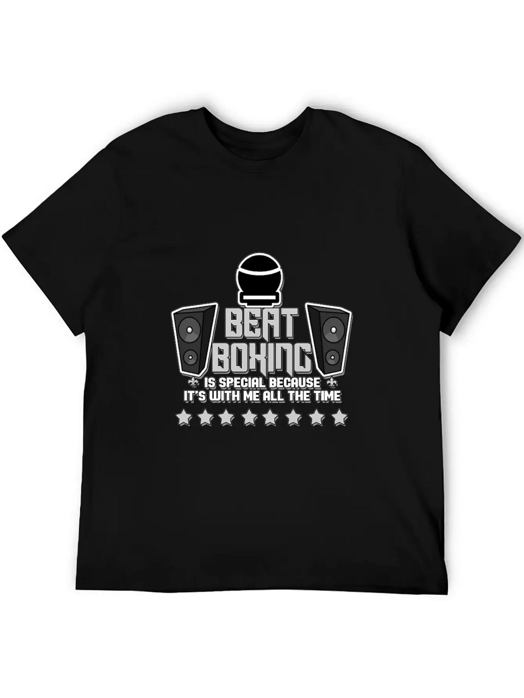 Beatboxing Hip Hop Rap Techno Music Beats Gift Stylish Everyday T-Shirt – Unisex Basic Cotton Tee