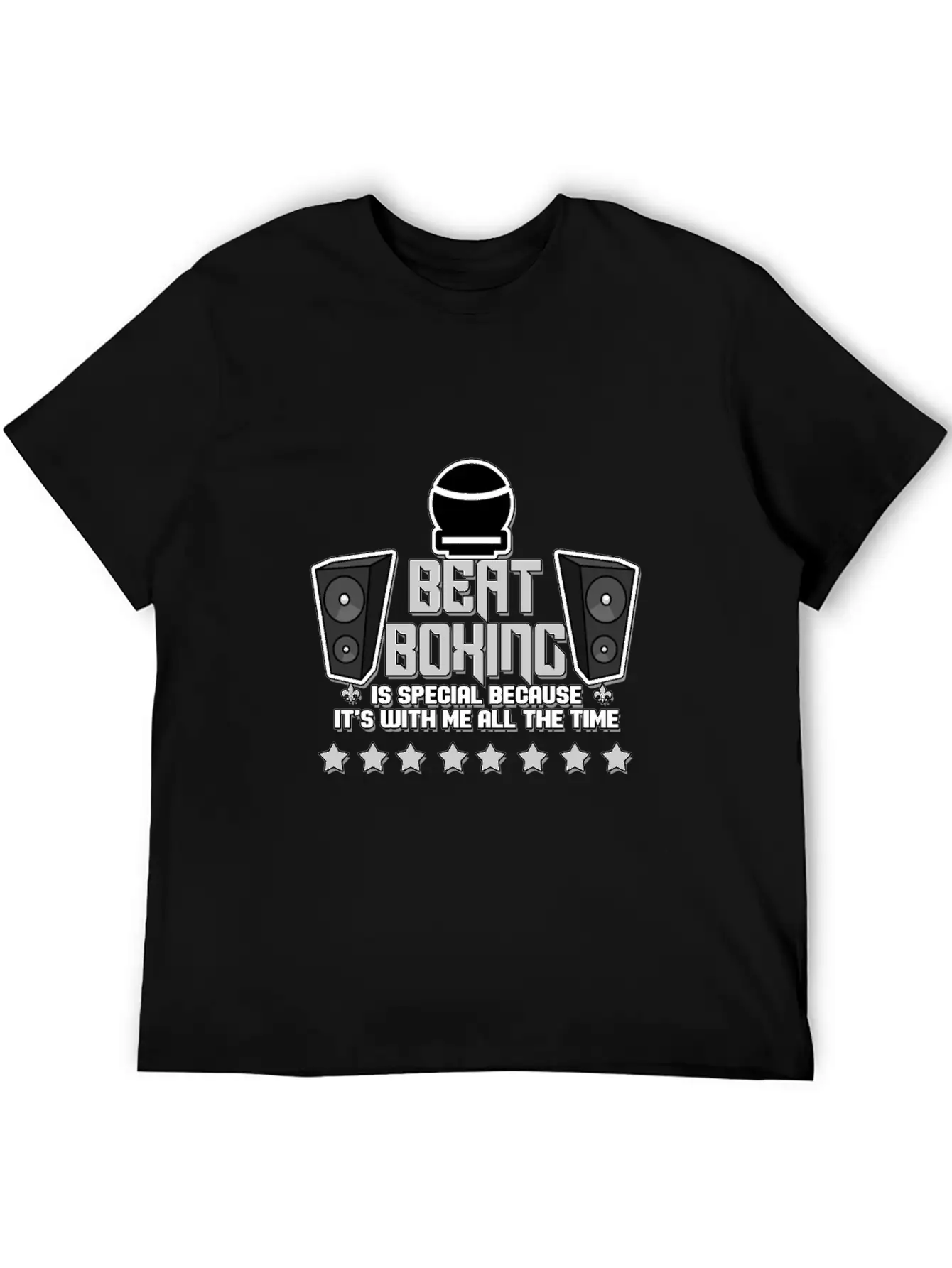 Beatboxing Hip Hop Rap Techno Music Beats Gift Stylish Everyday T-Shirt – Unisex Basic Cotton Tee