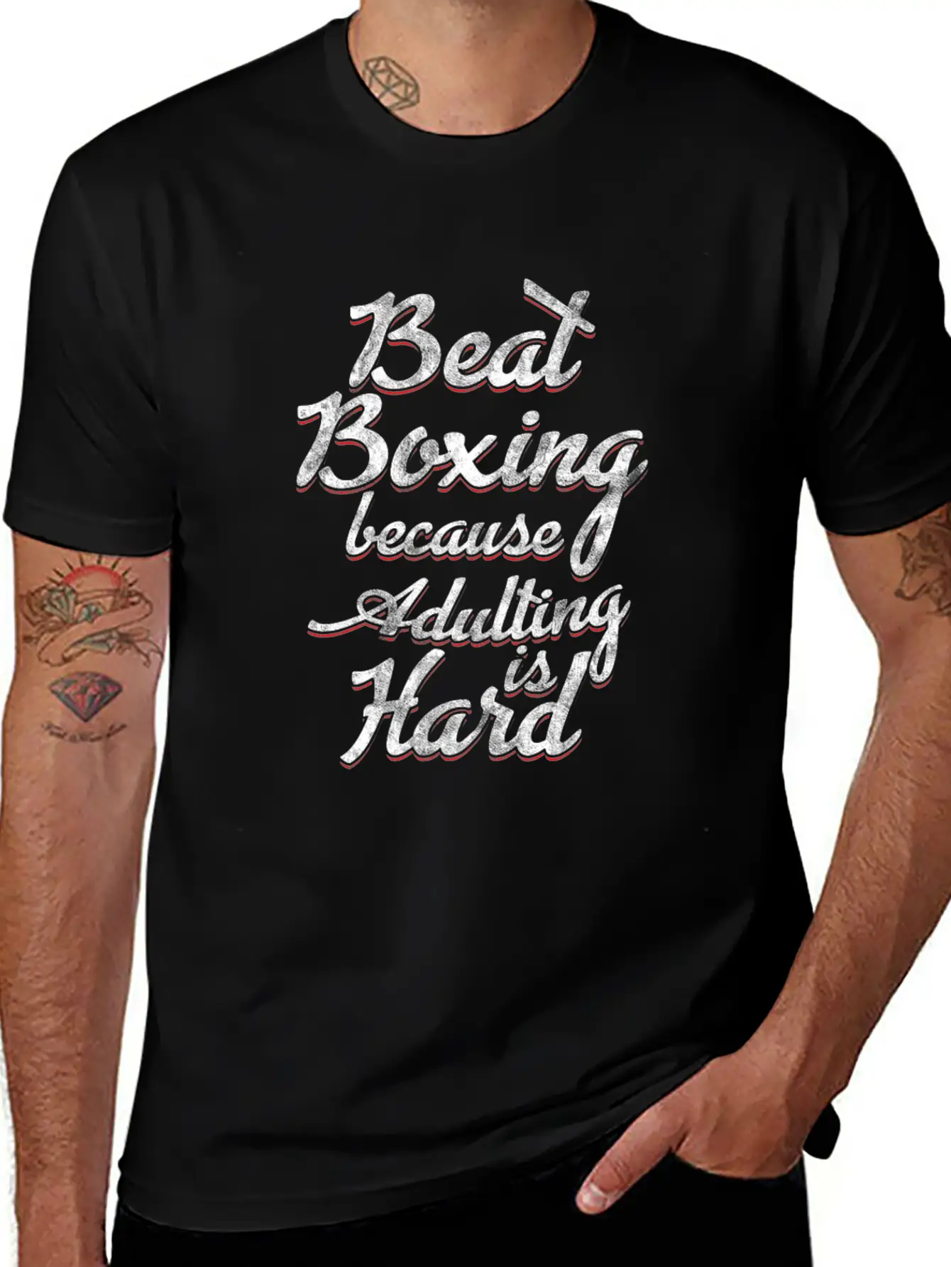 Beatboxing Microphone Hard Beatboxer Rap Hiphop Breathable Graphic T-Shirt – Perfect For Casual Days