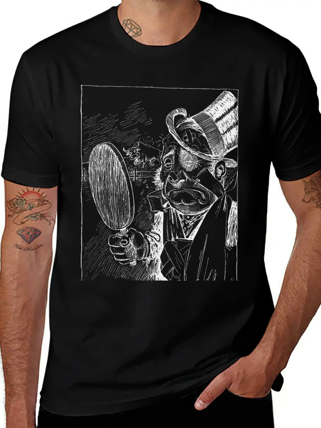 Beatup Man With Bull Relaxed Everyday Tee – Lightweight And Durable Cotton