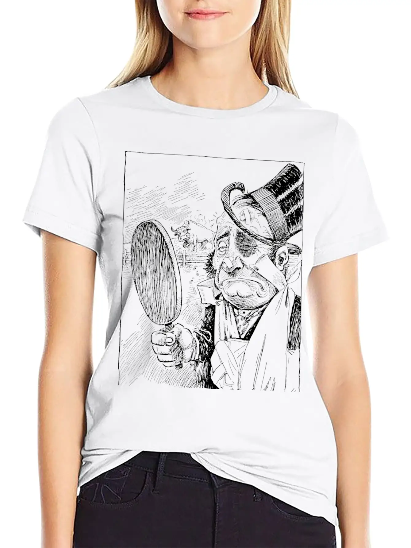 Beatup Man With Bull Relaxed Everyday Tee – Lightweight And Durable Cotton