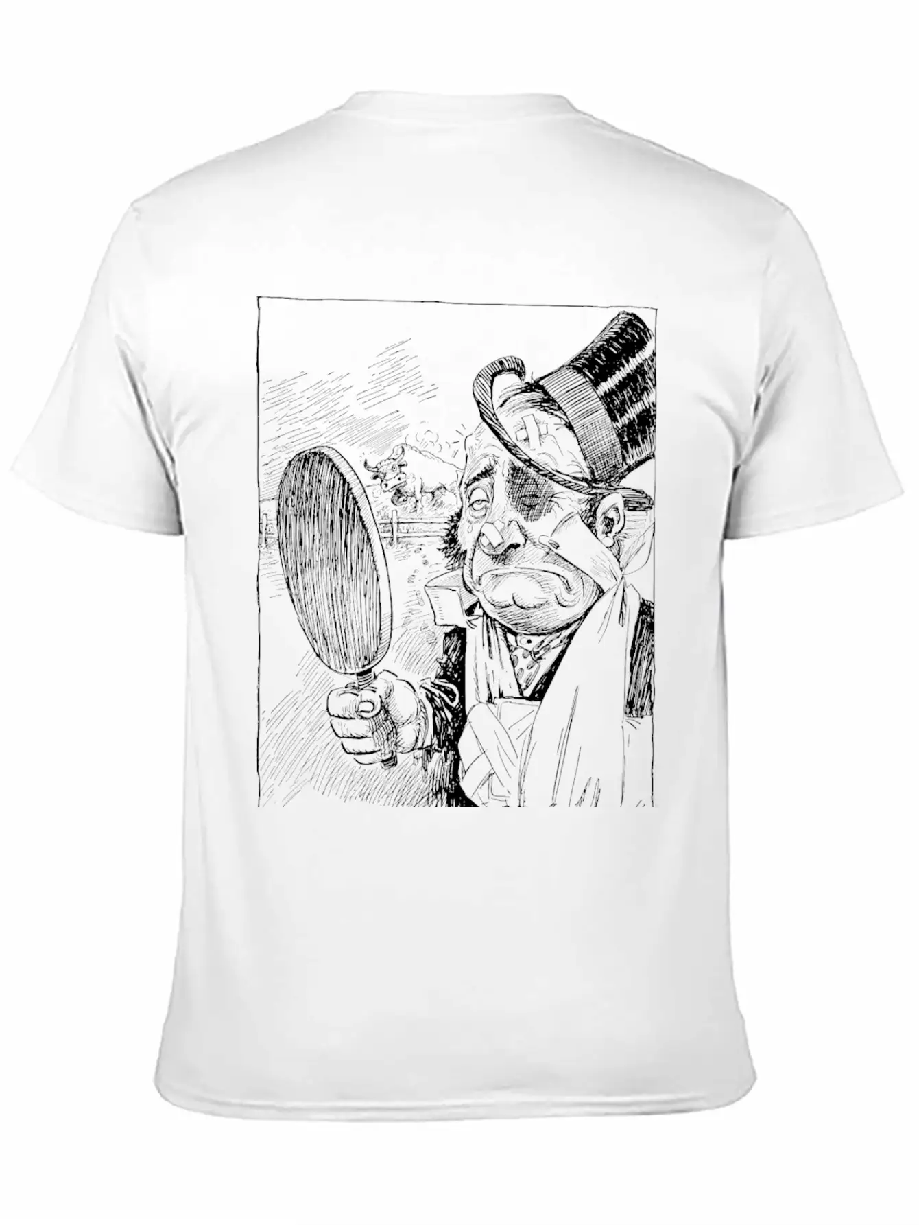Beatup Man With Bull Relaxed Everyday Tee – Lightweight And Durable Cotton