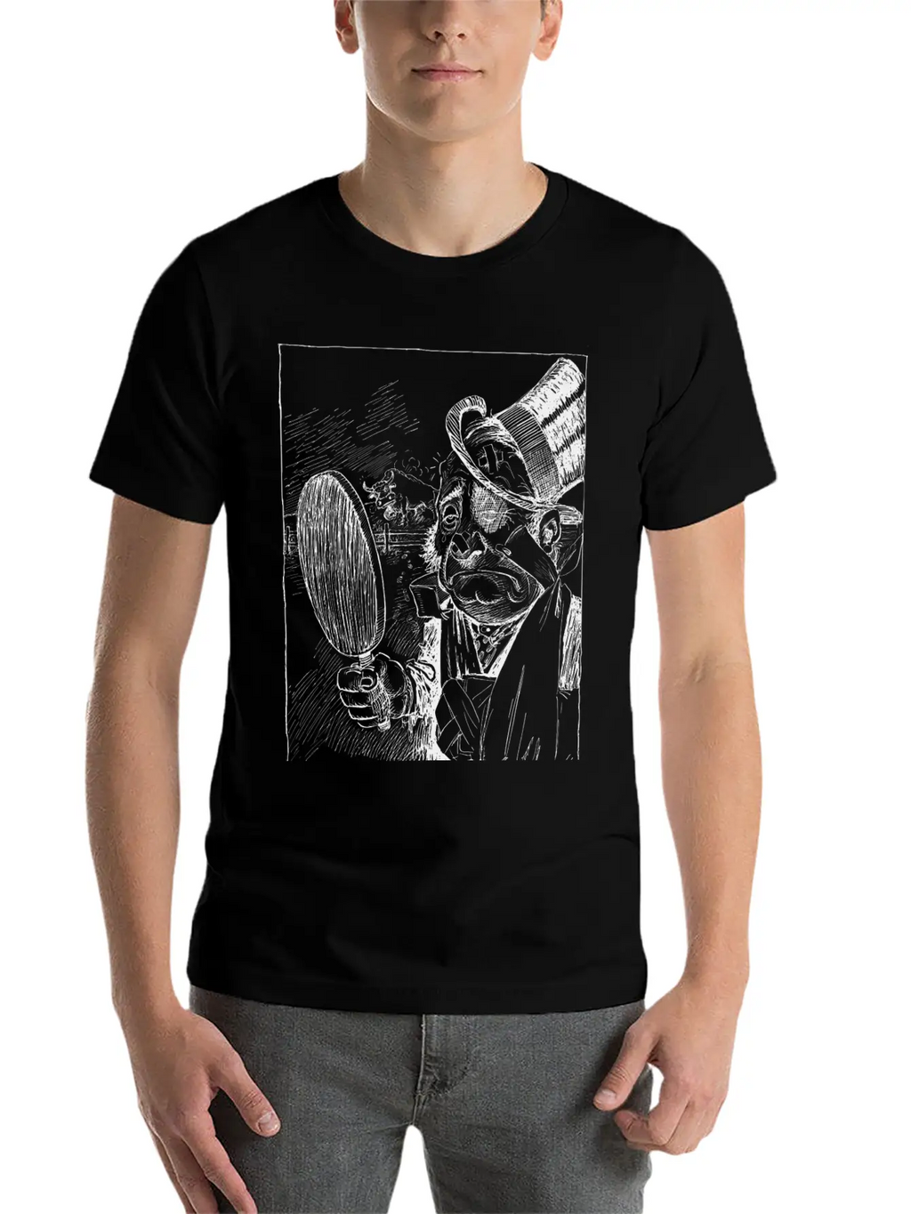 Beatup Man With Bull Relaxed Everyday Tee – Lightweight And Durable Cotton