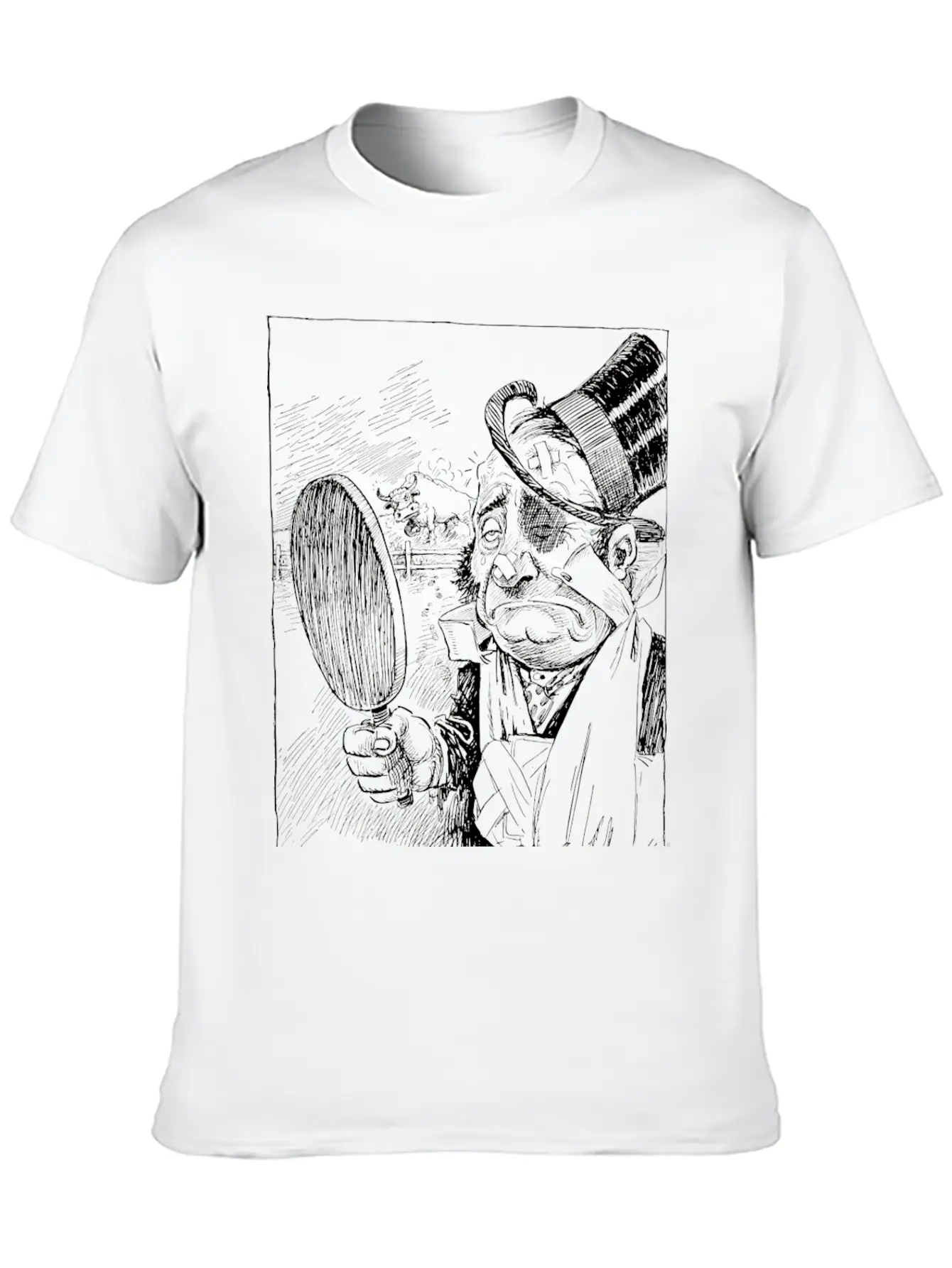 Beatup Man With Bull Relaxed Everyday Tee – Lightweight And Durable Cotton