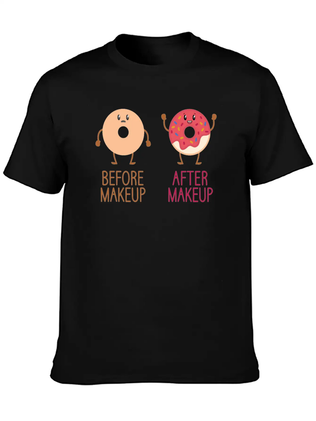 Beautician Donuts Makeup Artist Stylist Relaxed Everyday Tee – Lightweight And Durable Cotton
