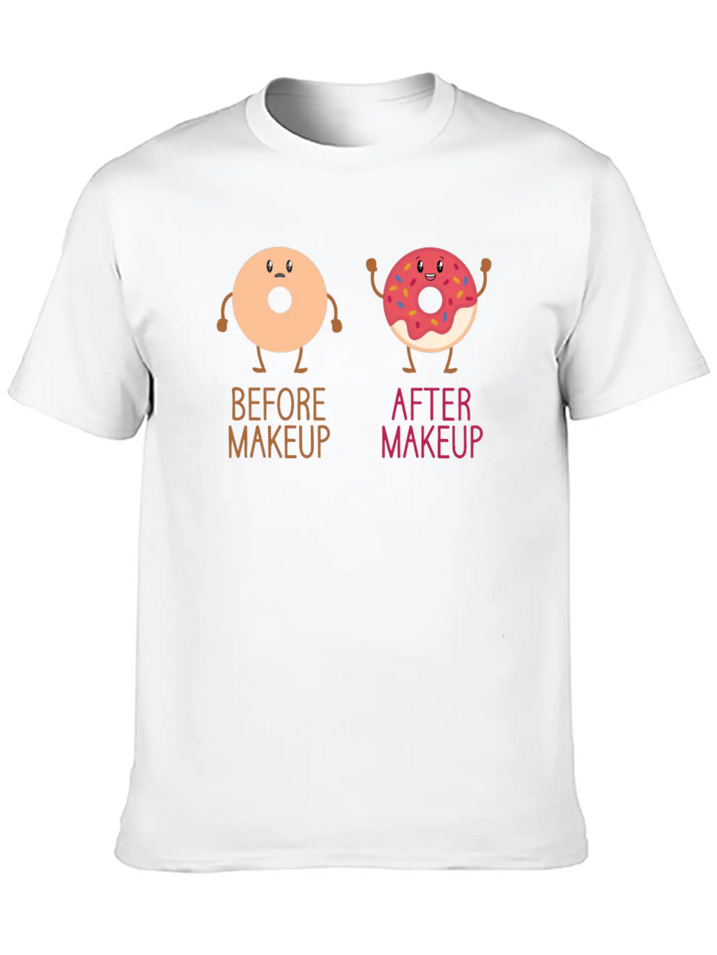 Beautician Donuts Makeup Artist Stylist Relaxed Everyday Tee – Lightweight And Durable Cotton