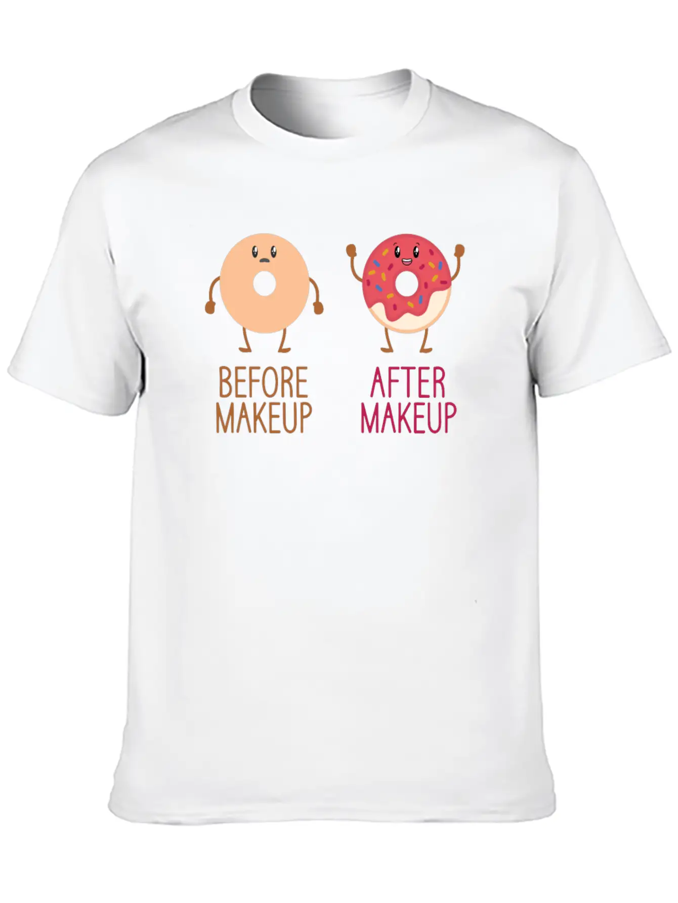 Beautician Donuts Makeup Artist Stylist Relaxed Everyday Tee – Lightweight And Durable Cotton