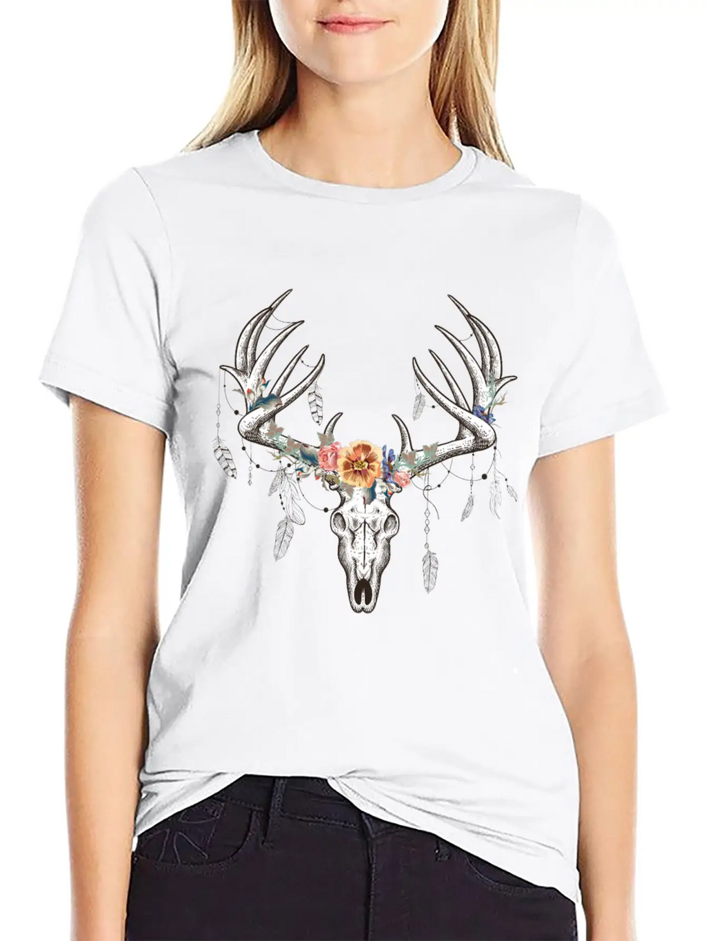 Beautiful Boho Design Stylish Everyday T-Shirt – Unisex Basic Cotton Tee