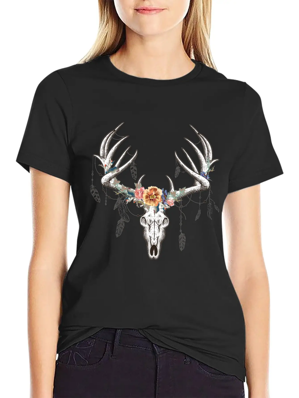 Beautiful Boho Design Stylish Everyday T-Shirt – Unisex Basic Cotton Tee