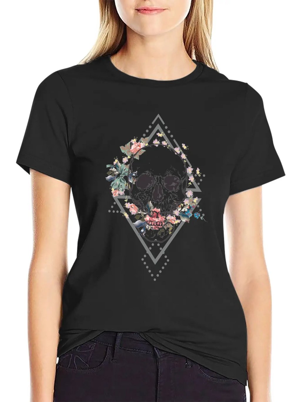 Beautiful Boho Design Unisex Casual T-Shirt – Clean Design For Daily Comfort