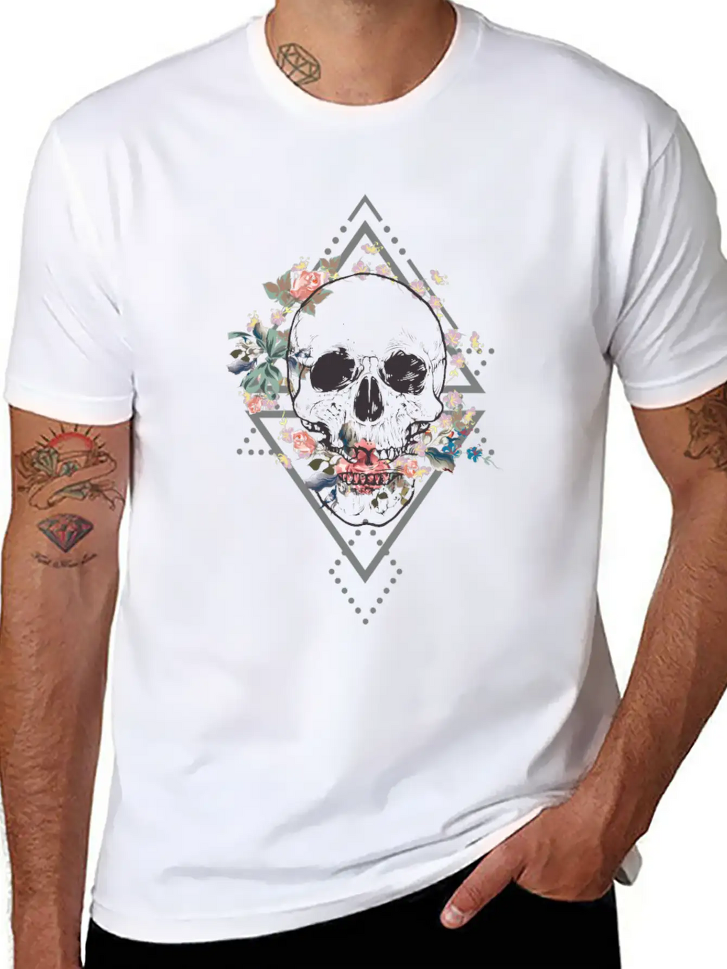 Beautiful Boho Design Unisex Casual T-Shirt – Clean Design For Daily Comfort