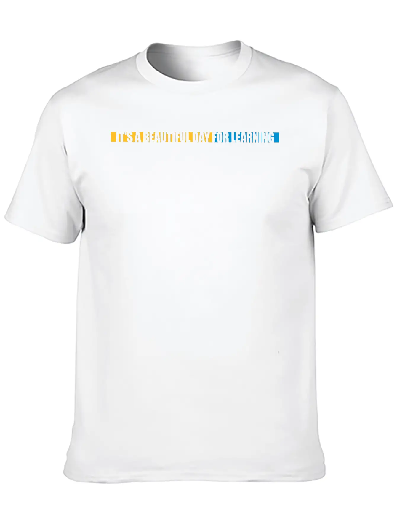 Beautiful Day For Learning Modern Fit Casual T-Shirt – Clean And Versatile Design