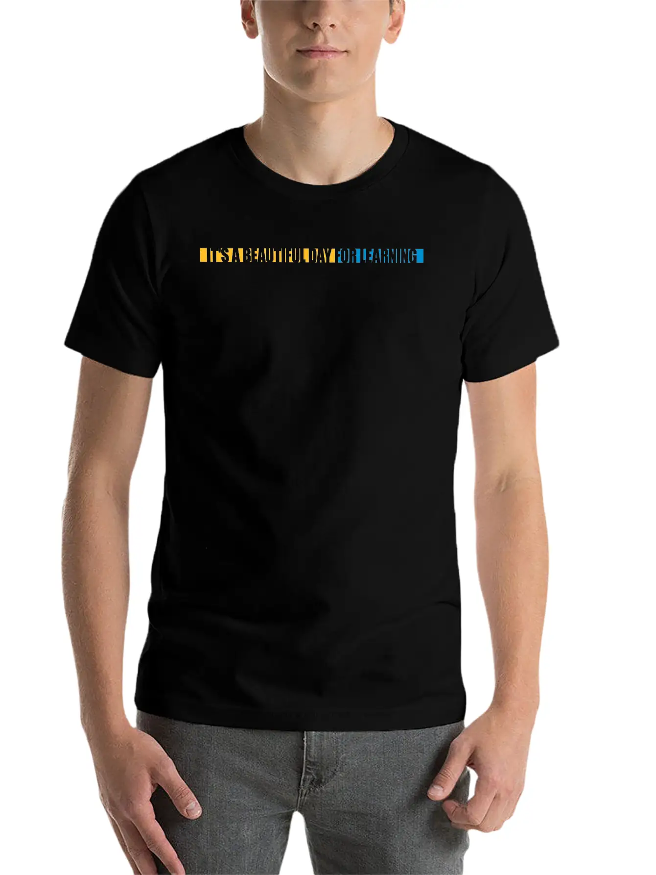 Beautiful Day For Learning Modern Fit Casual T-Shirt – Clean And Versatile Design