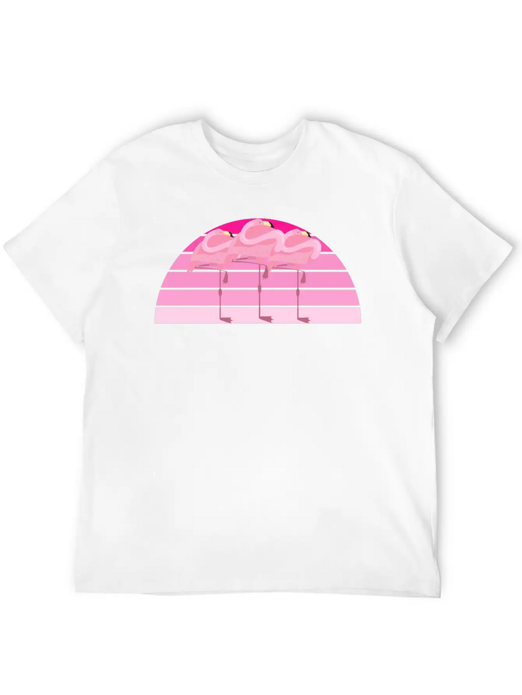 Beautiful Flamingo Stylish Everyday T-Shirt – Unisex Basic Cotton Tee