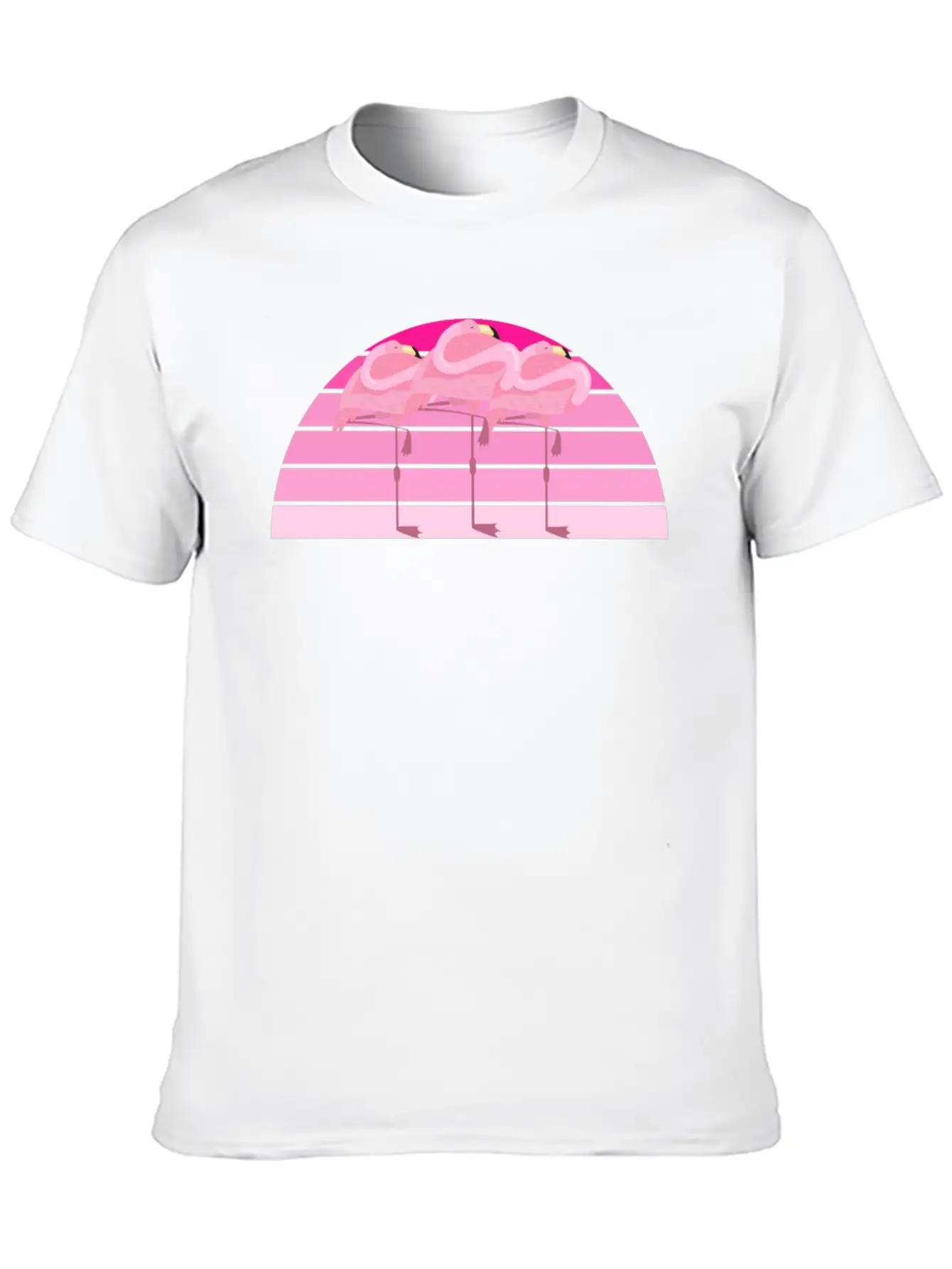 Beautiful Flamingo Stylish Everyday T-Shirt – Unisex Basic Cotton Tee