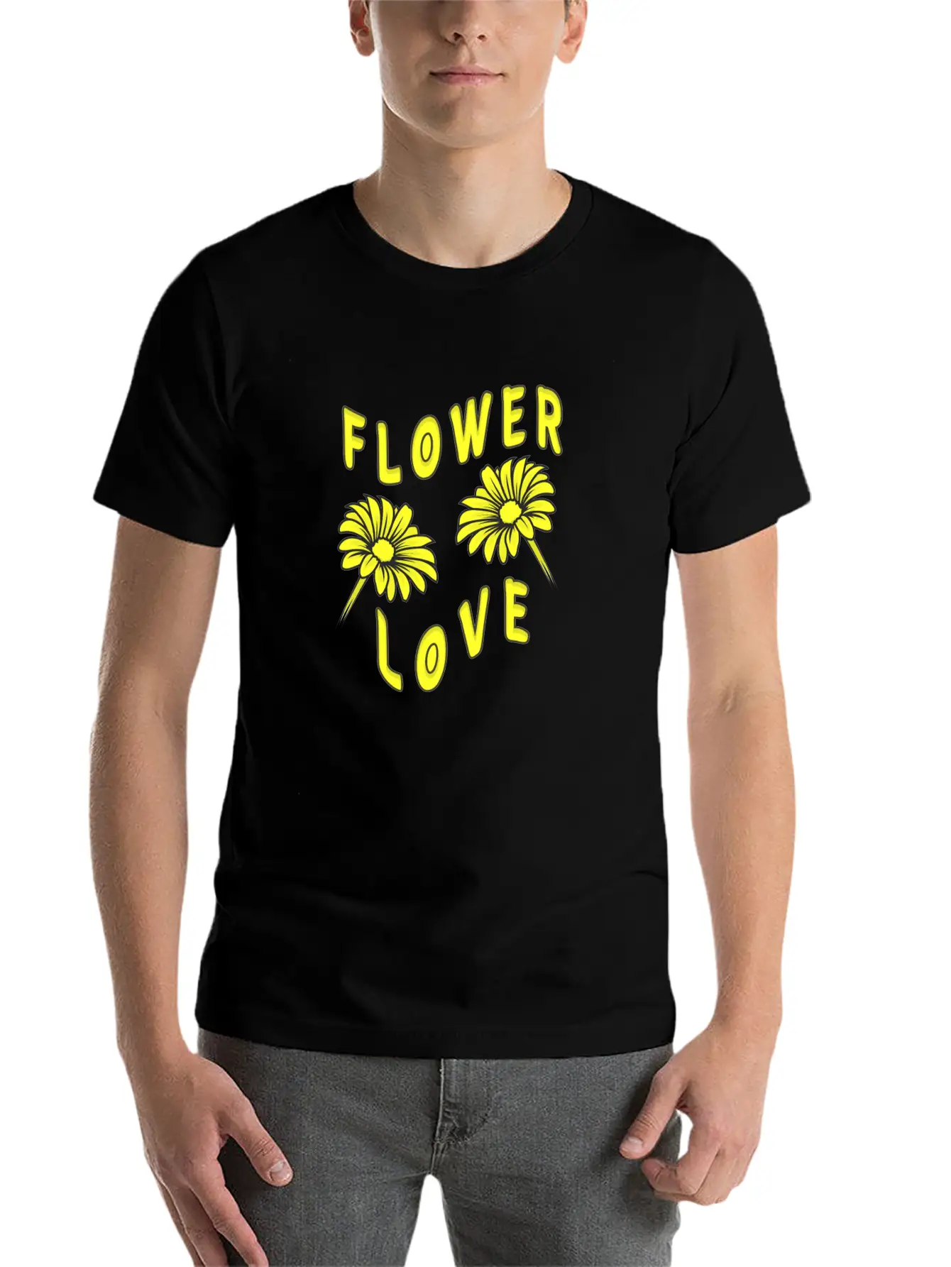 Beautiful Flowers Flower Love Essential Cotton Tee For Daily Outfits – Unisex Style