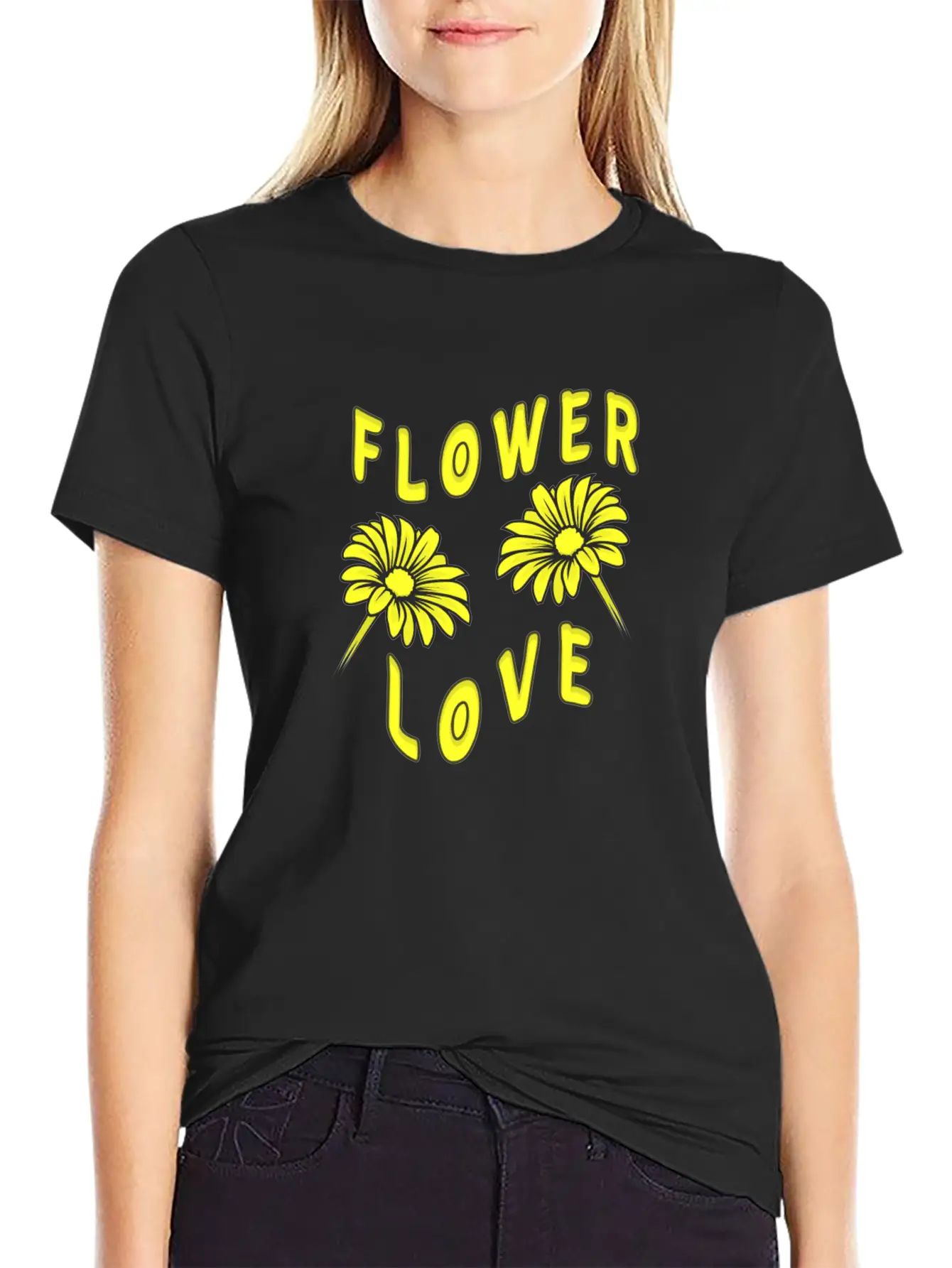 Beautiful Flowers Flower Love Essential Cotton Tee For Daily Outfits – Unisex Style