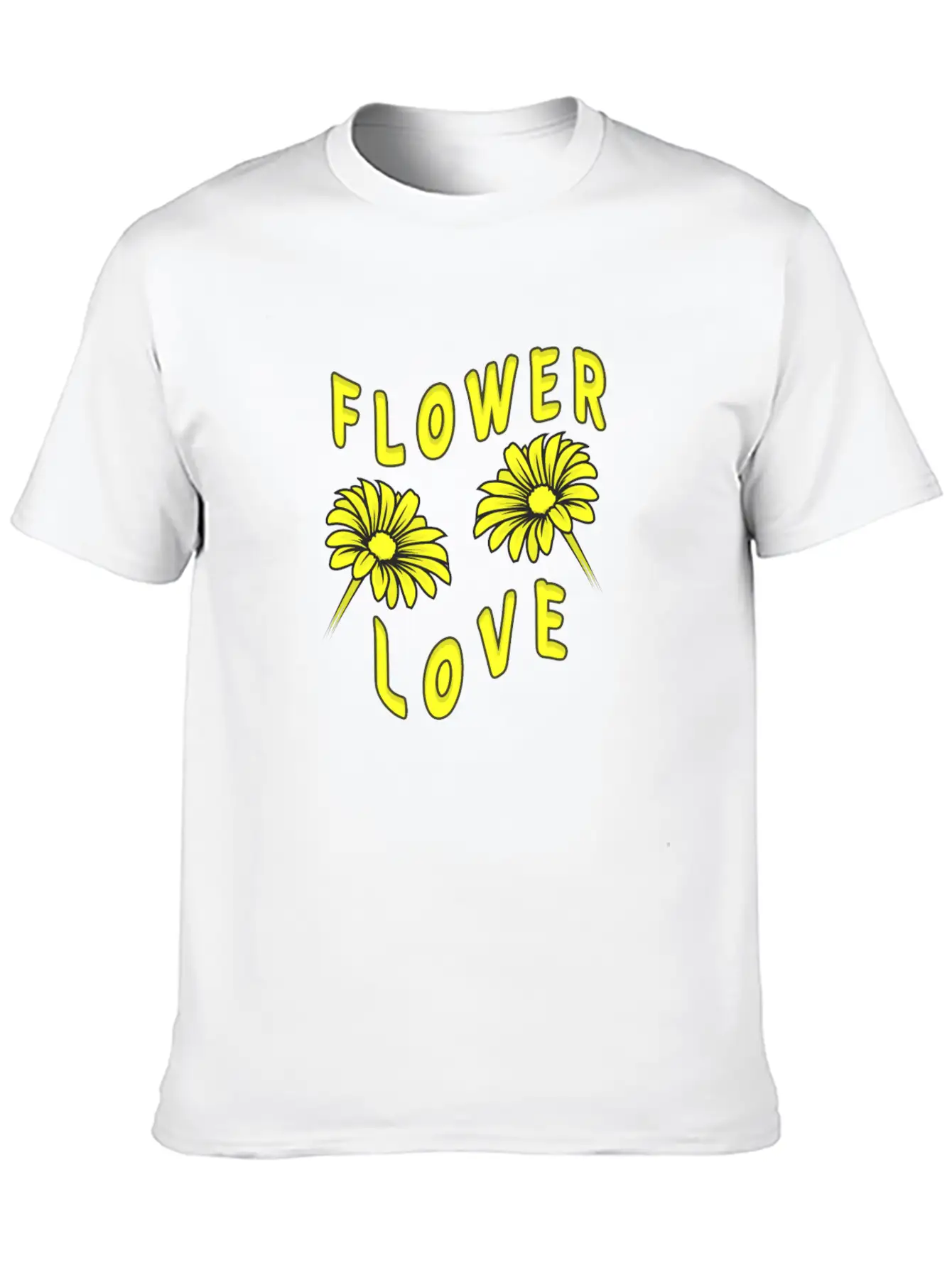 Beautiful Flowers Flower Love Essential Cotton Tee For Daily Outfits – Unisex Style