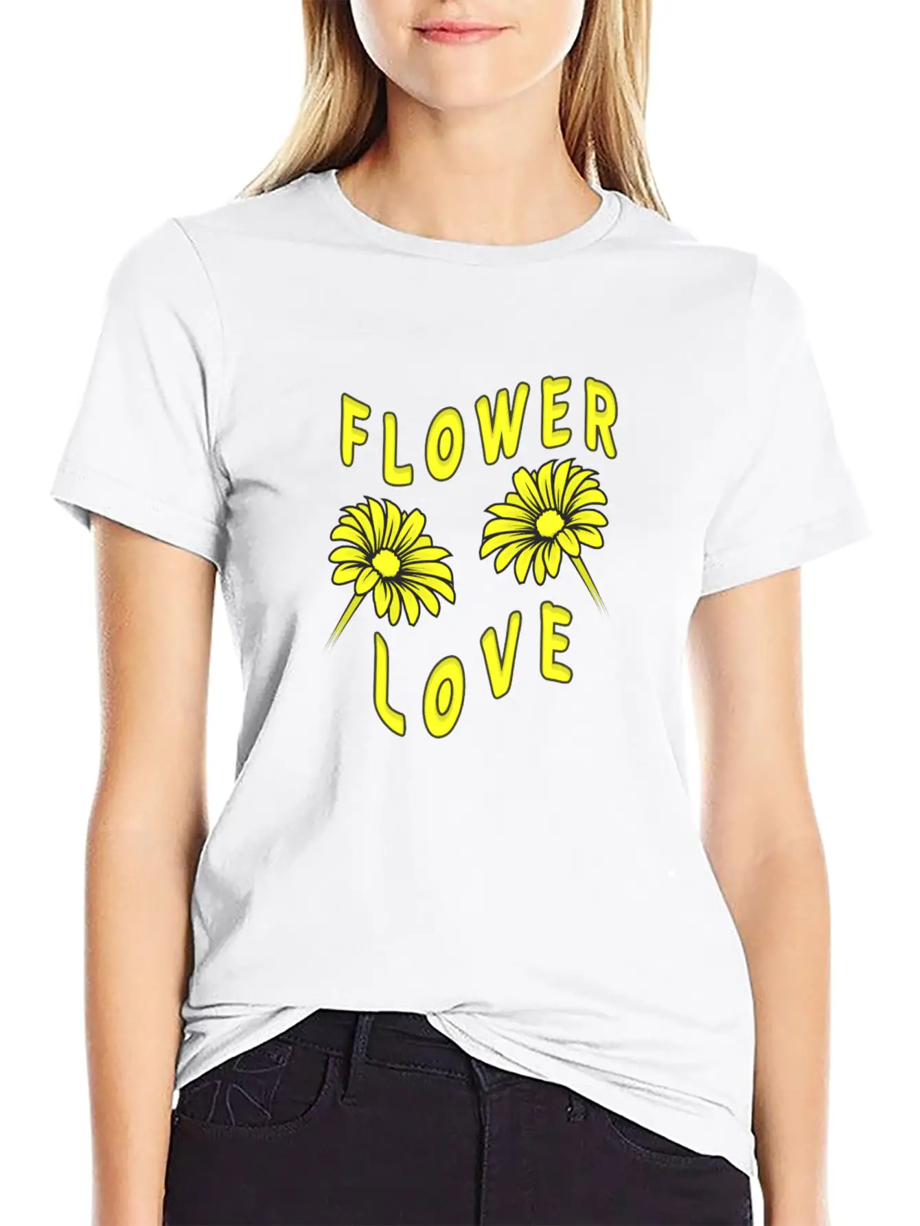 Beautiful Flowers Flower Love Essential Cotton Tee For Daily Outfits – Unisex Style