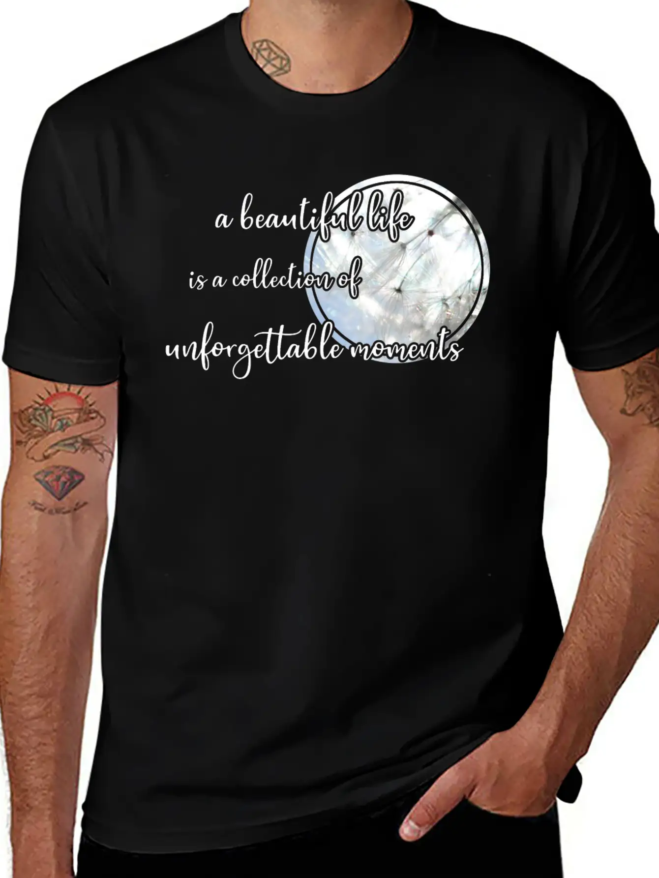 Beautiful Life Quote Timeless Short Sleeve Tee – Comfy And Minimalist Design