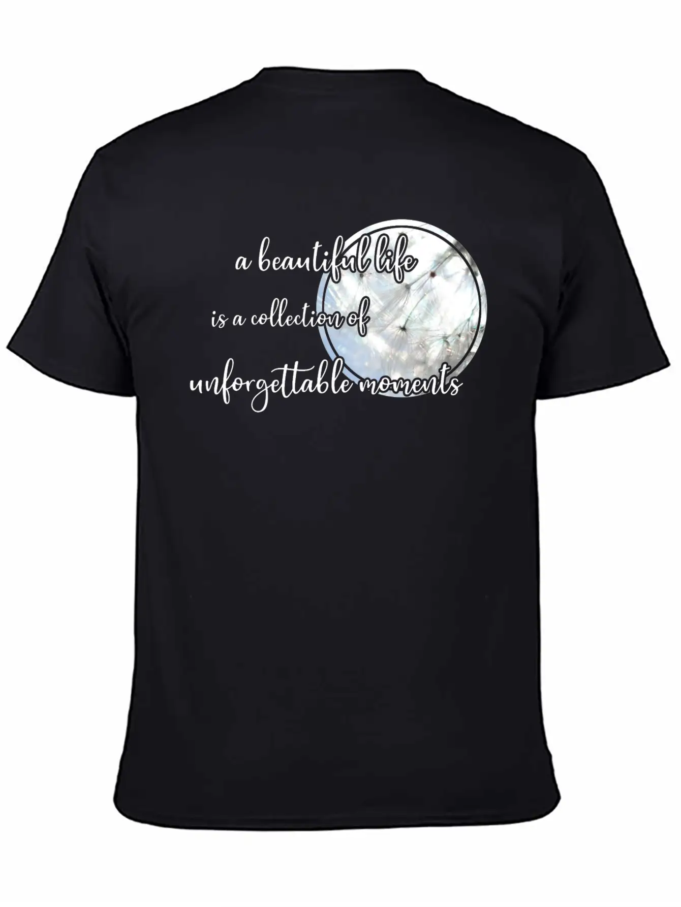 Beautiful Life Quote Timeless Short Sleeve Tee – Comfy And Minimalist Design