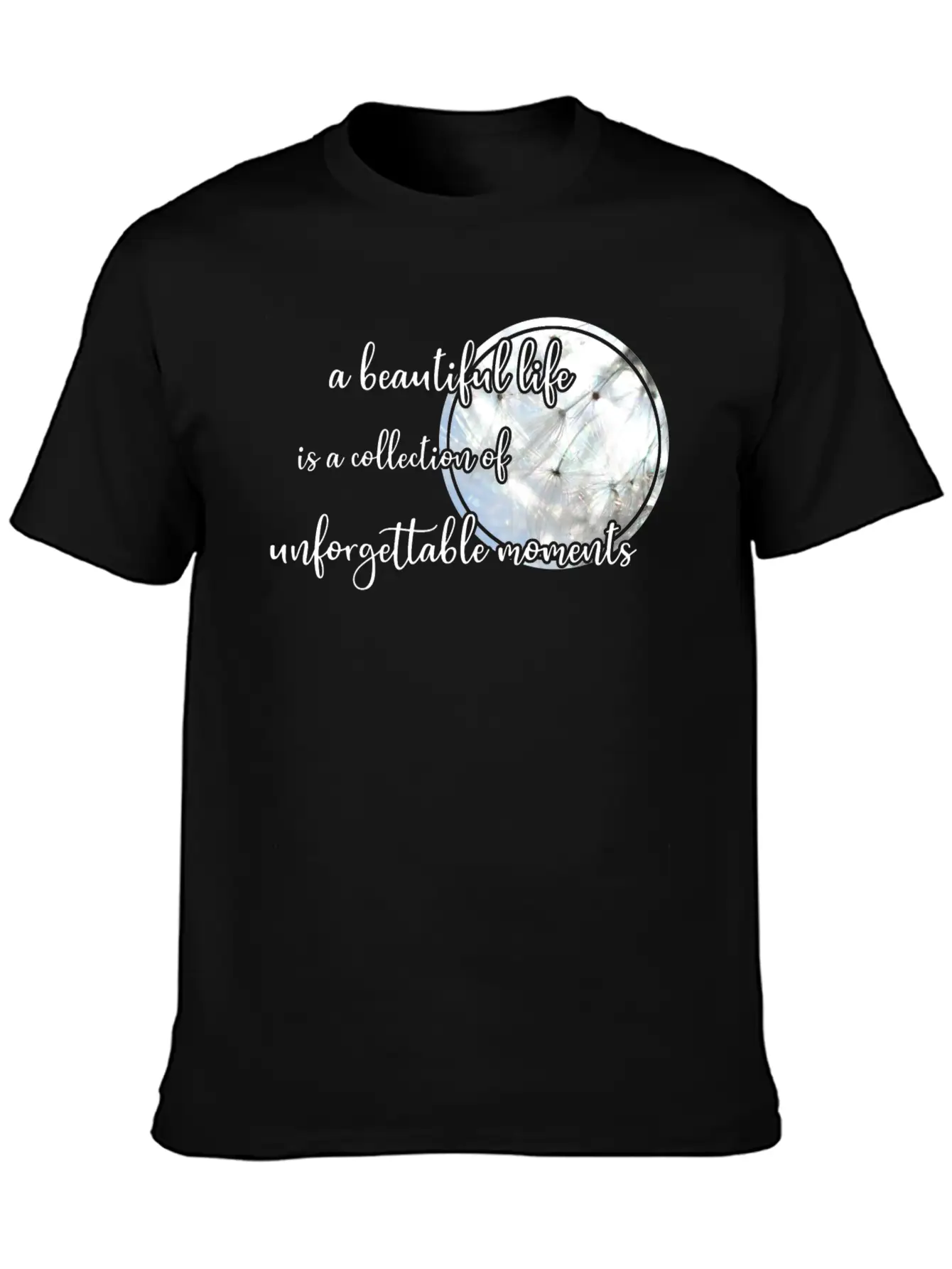 Beautiful Life Quote Timeless Short Sleeve Tee – Comfy And Minimalist Design