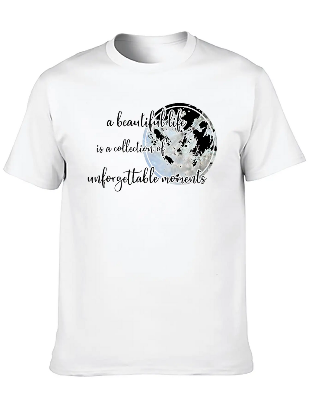Beautiful Life Quote Timeless Short Sleeve Tee – Comfy And Minimalist Design