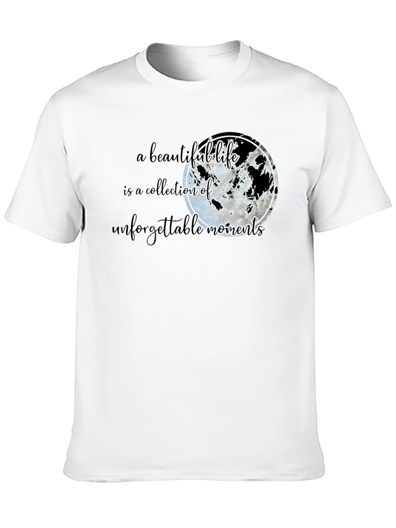 Beautiful Life Quote Timeless Short Sleeve Tee – Comfy And Minimalist Design