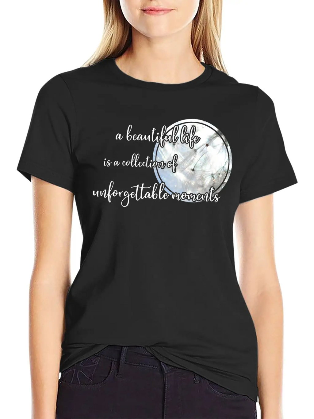 Beautiful Life Quote Timeless Short Sleeve Tee – Comfy And Minimalist Design