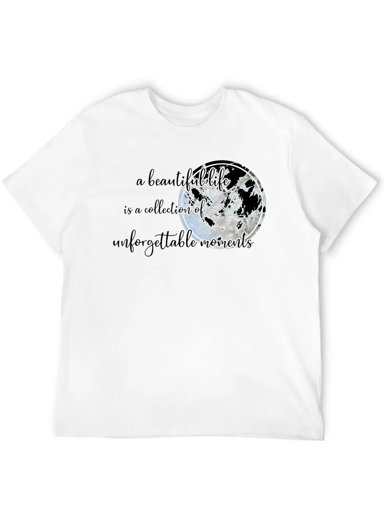 Beautiful Life Quote Timeless Short Sleeve Tee – Comfy And Minimalist Design