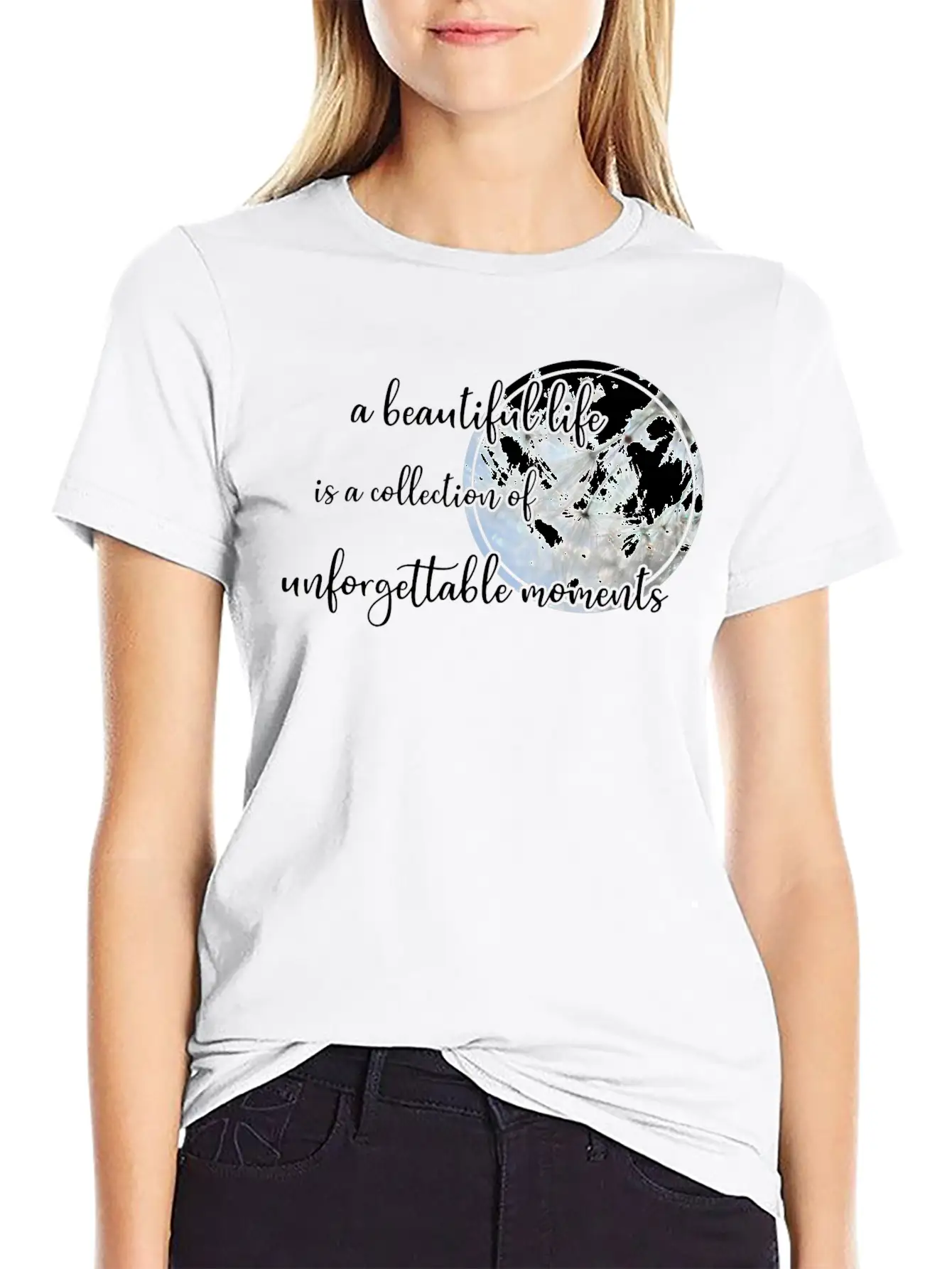 Beautiful Life Quote Timeless Short Sleeve Tee – Comfy And Minimalist Design