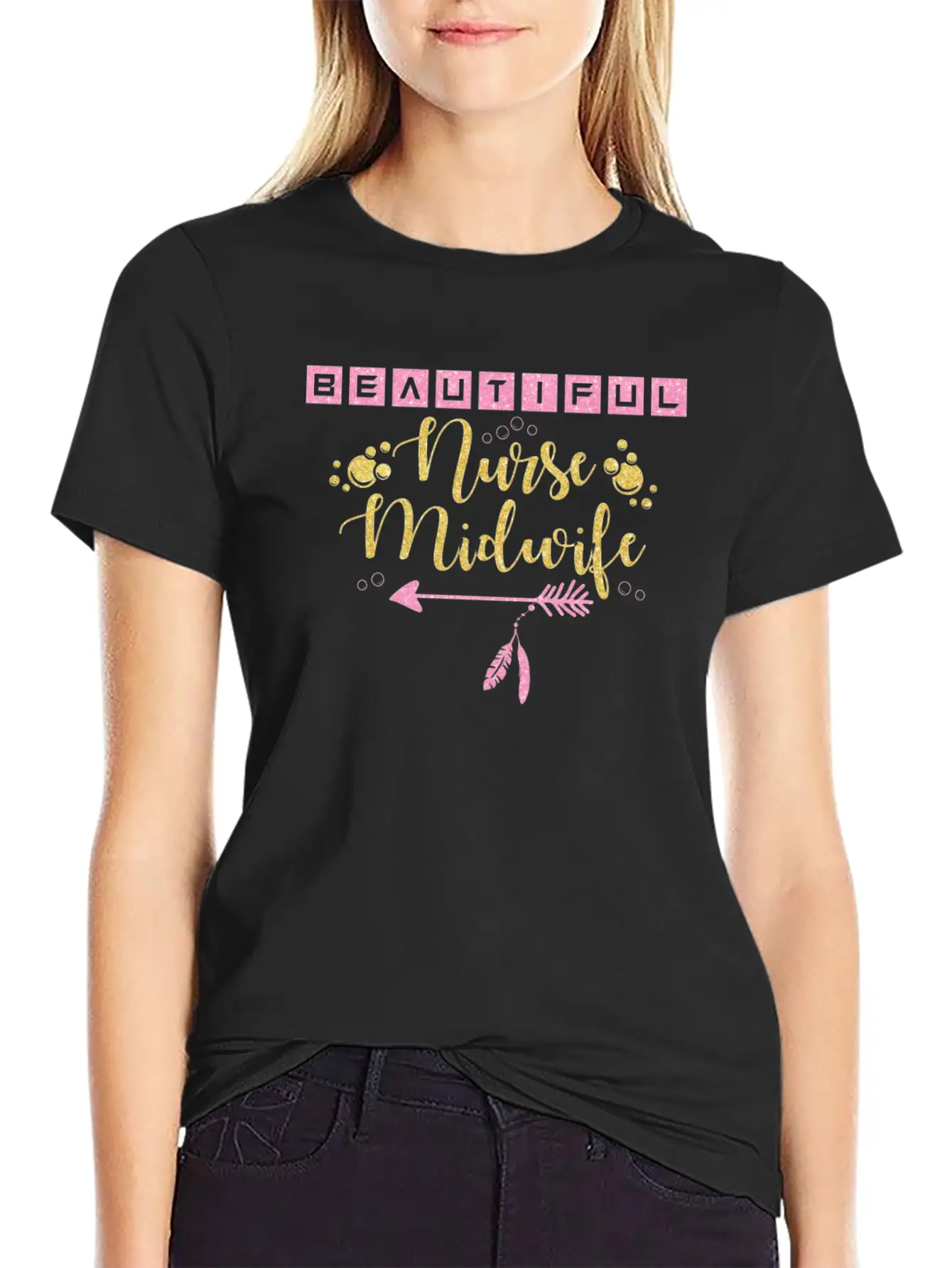 Beautiful Nurse Midwife Classic Cotton Tee – Unisex Comfort For Any Season