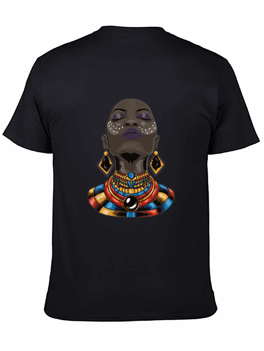 Beauty African Woman Breathable Graphic T-Shirt – Perfect For Casual Days
