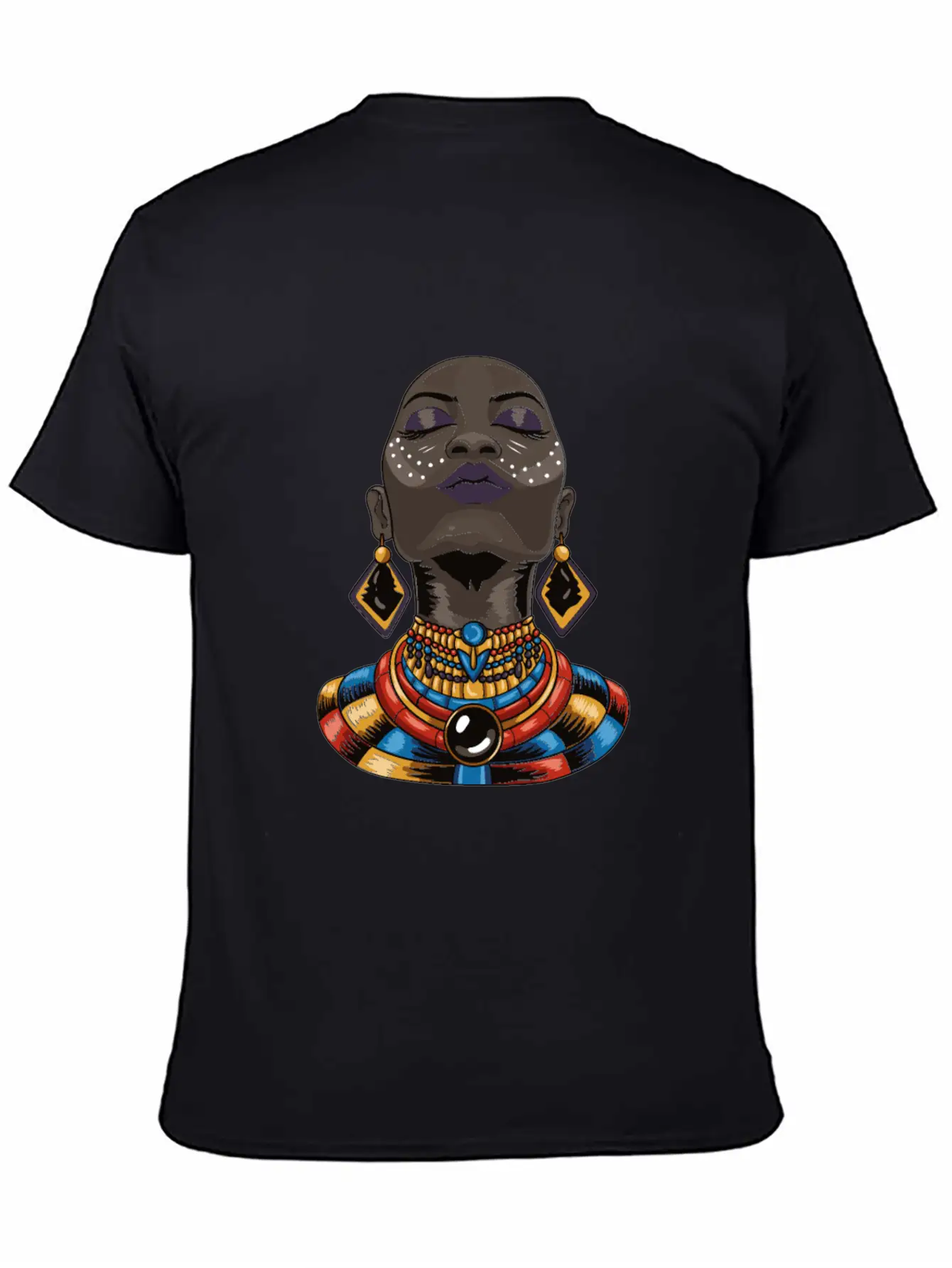 Beauty African Woman Breathable Graphic T-Shirt – Perfect For Casual Days