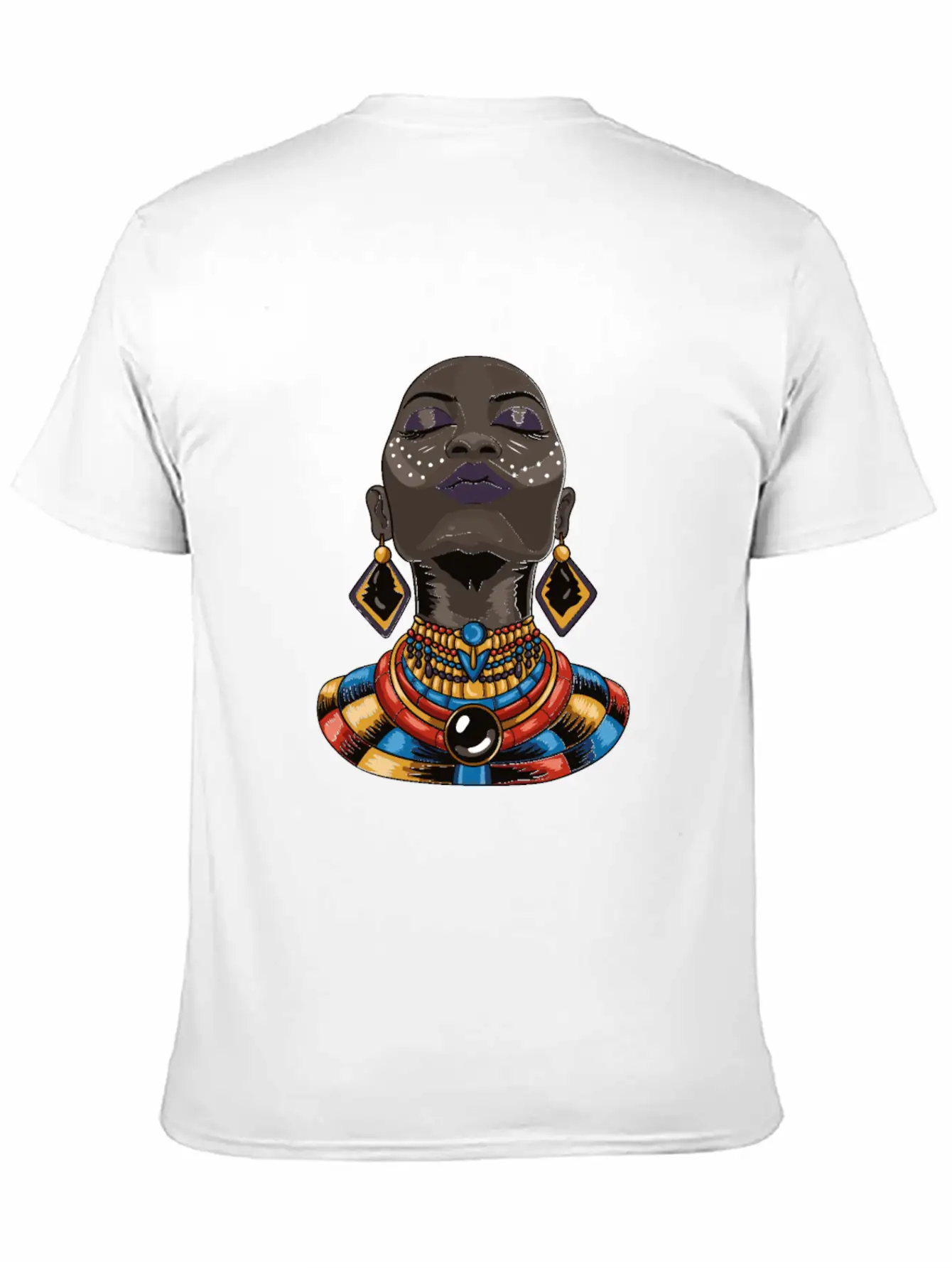 Beauty African Woman Breathable Graphic T-Shirt – Perfect For Casual Days