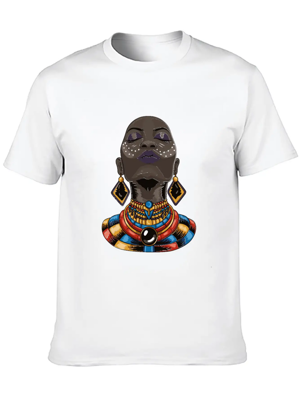 Beauty African Woman Breathable Graphic T-Shirt – Perfect For Casual Days