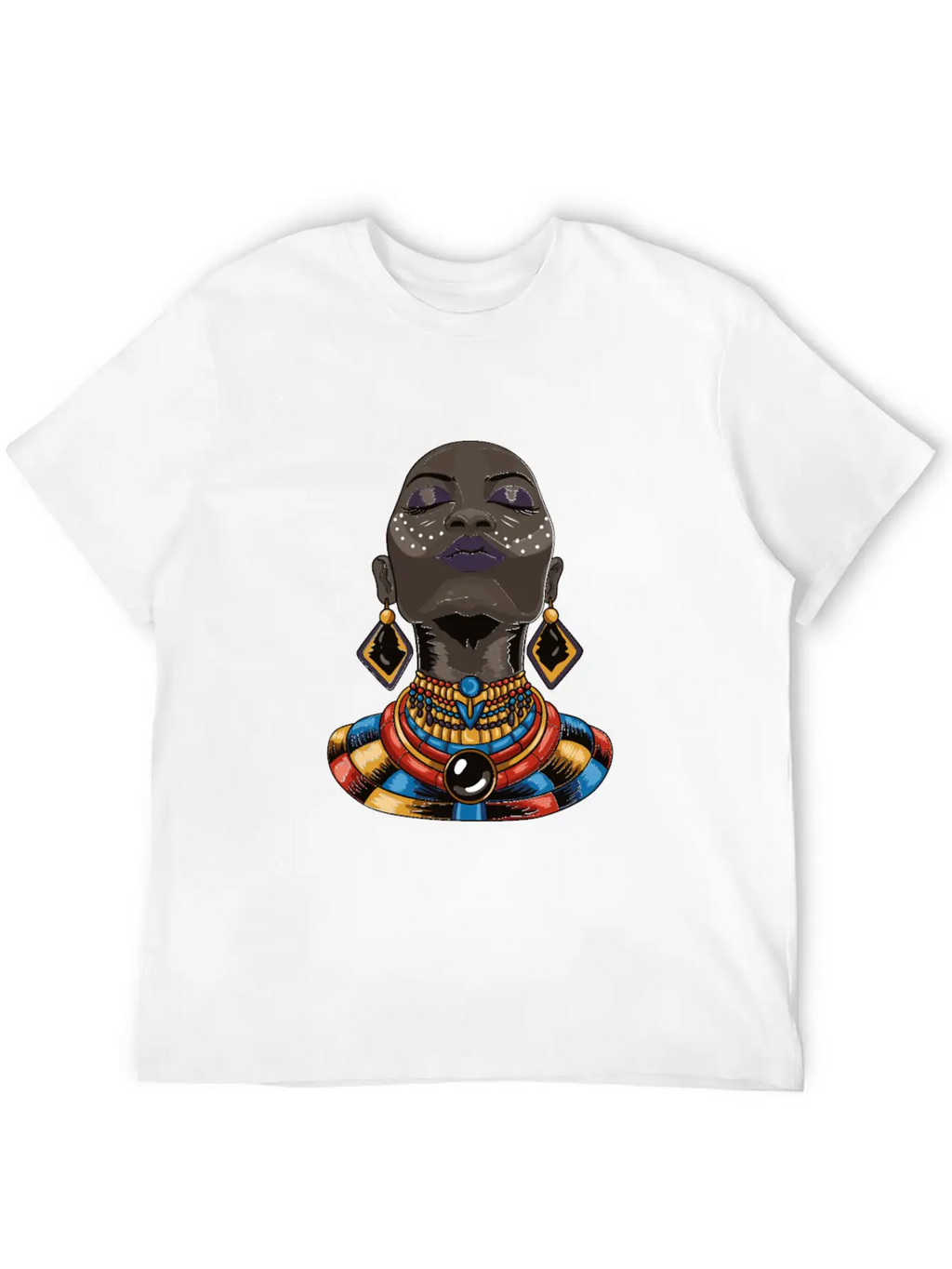 Beauty African Woman Breathable Graphic T-Shirt – Perfect For Casual Days