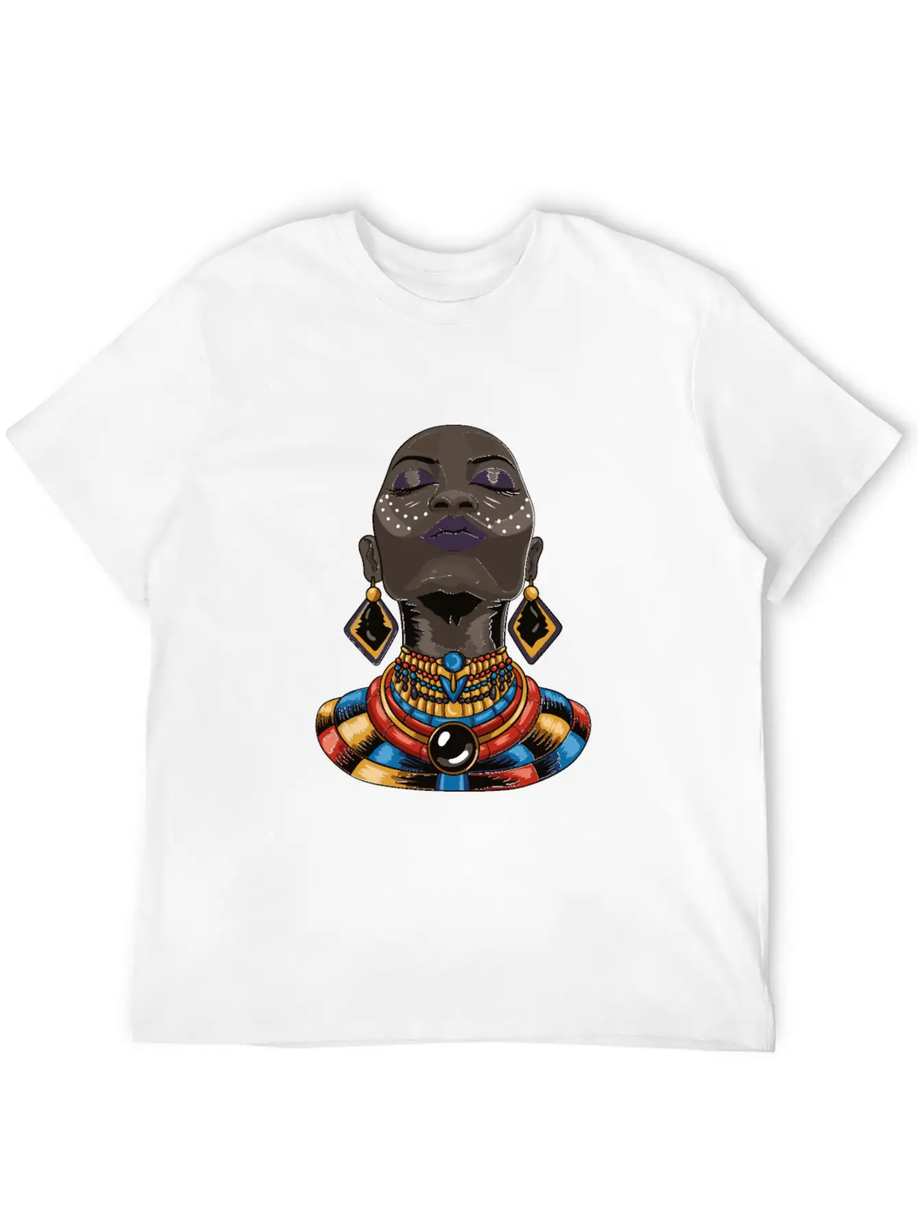 Beauty African Woman Breathable Graphic T-Shirt – Perfect For Casual Days
