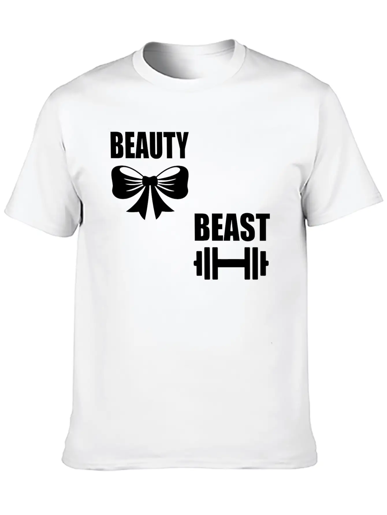 Beauty And The Beast Breathable Graphic T-Shirt – Perfect For Casual Days