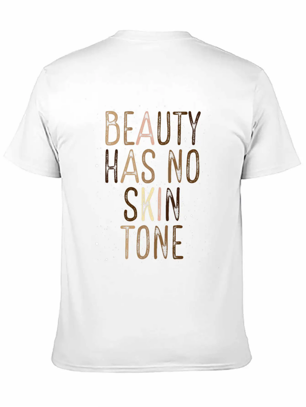 Beauty Has No Skin Tone Black History African Basic Graphic T-Shirt – Daily Comfort In Soft Cotton