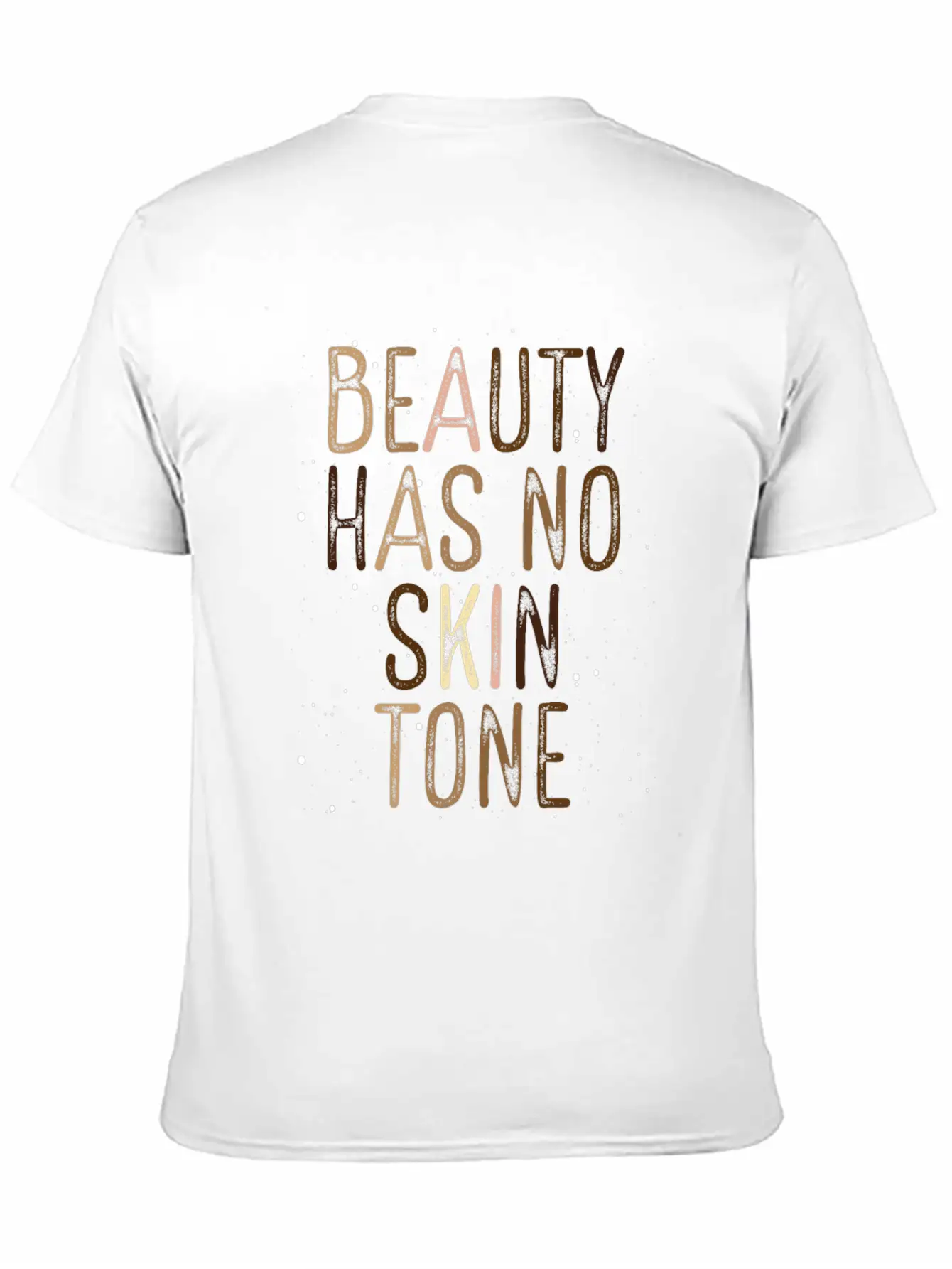 Beauty Has No Skin Tone Black History African Basic Graphic T-Shirt – Daily Comfort In Soft Cotton