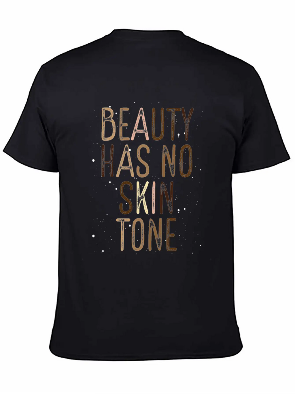 Beauty Has No Skin Tone Black History African Basic Graphic T-Shirt – Daily Comfort In Soft Cotton