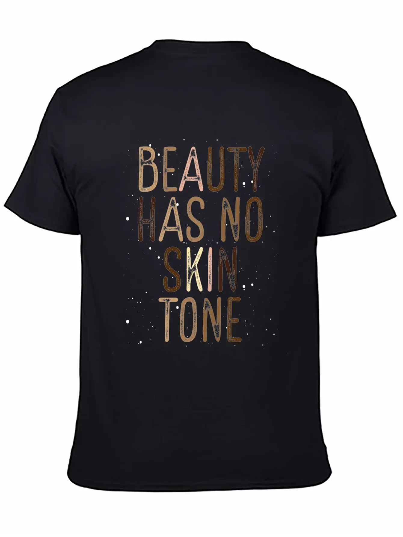 Beauty Has No Skin Tone Black History African Basic Graphic T-Shirt – Daily Comfort In Soft Cotton