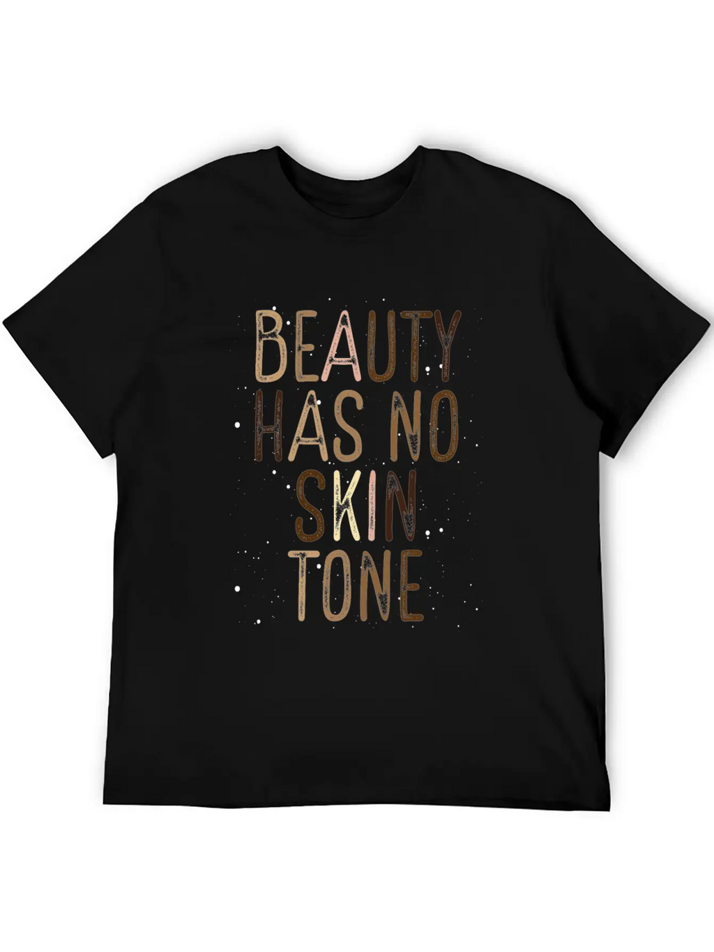 Beauty Has No Skin Tone Black History African Basic Graphic T-Shirt – Daily Comfort In Soft Cotton